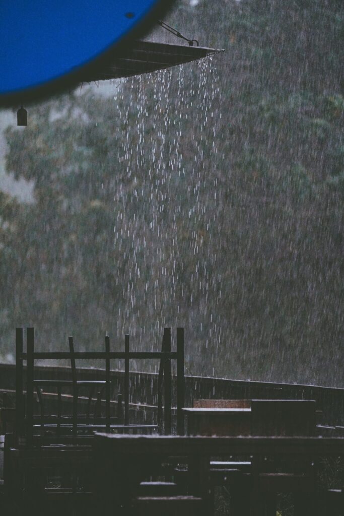 heavy rain